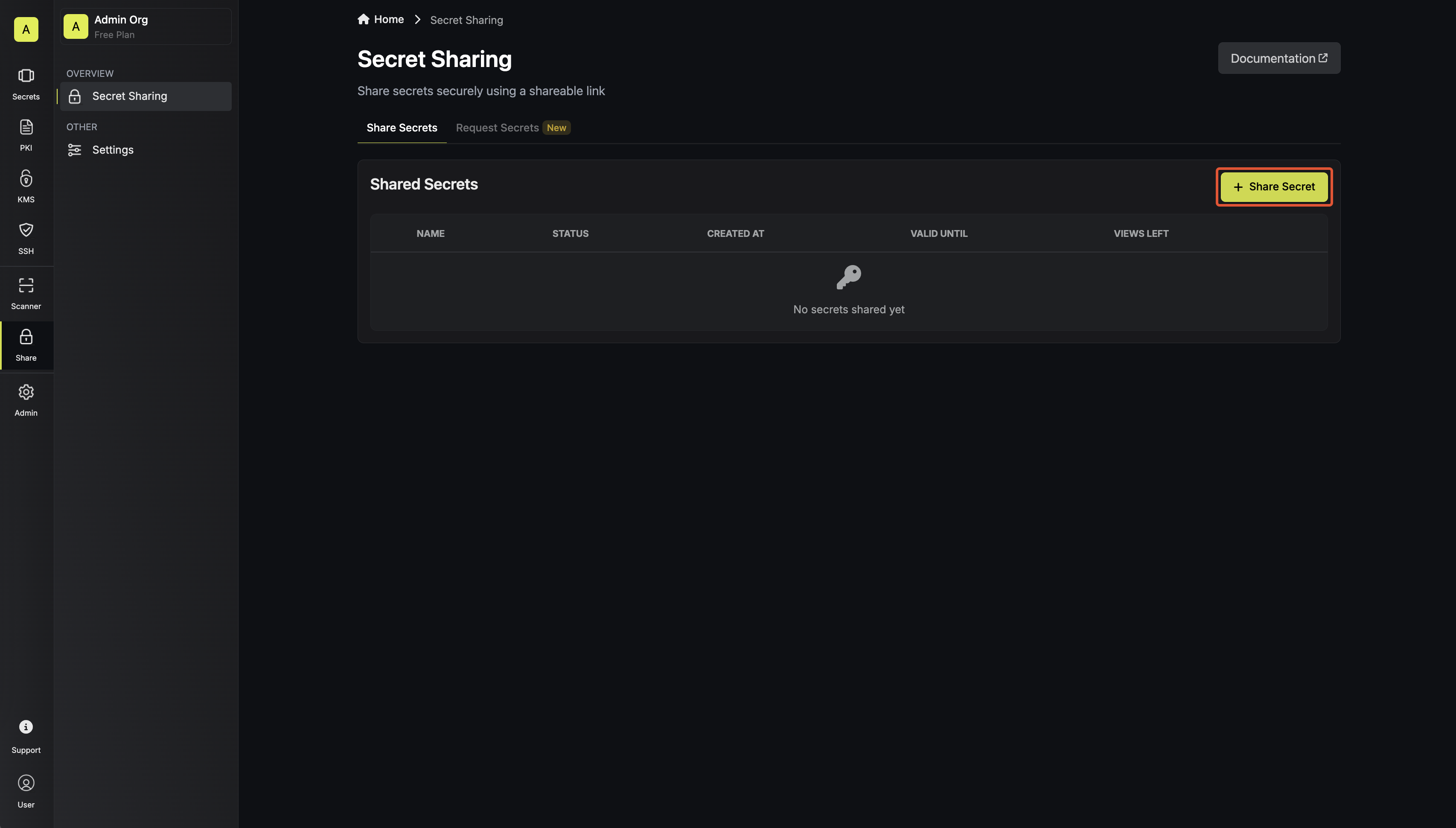 Secret Sharing