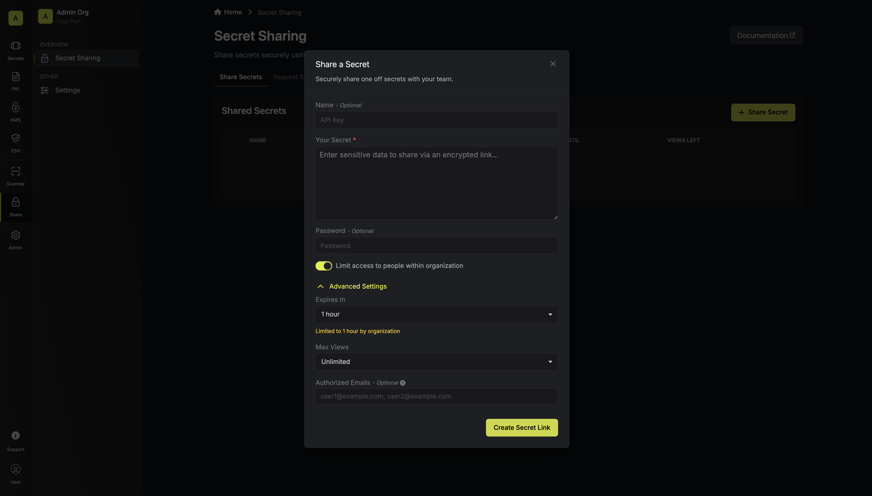 Configure Secret