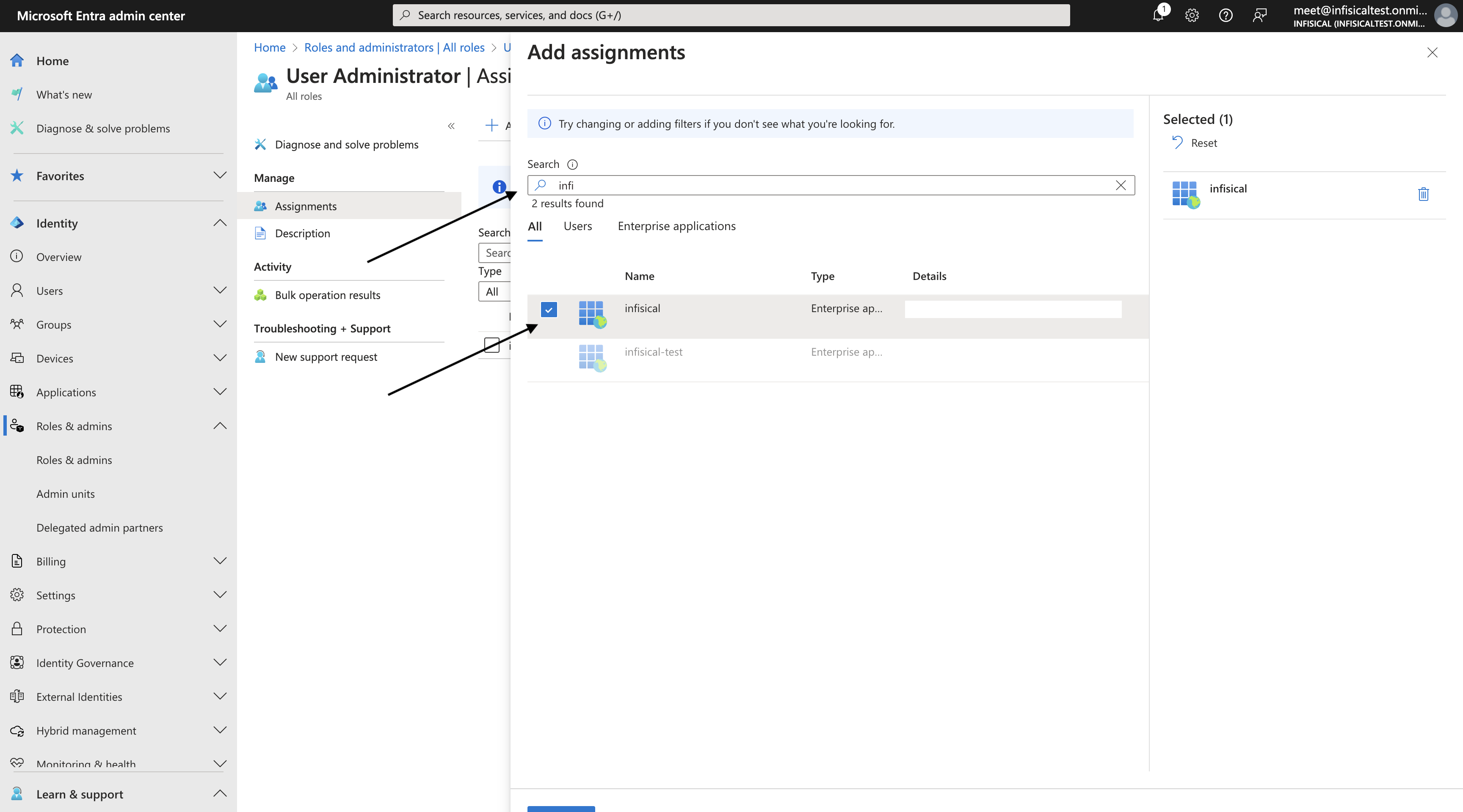 Add assignments