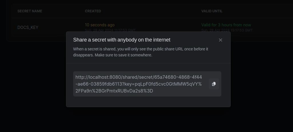 Copy URL