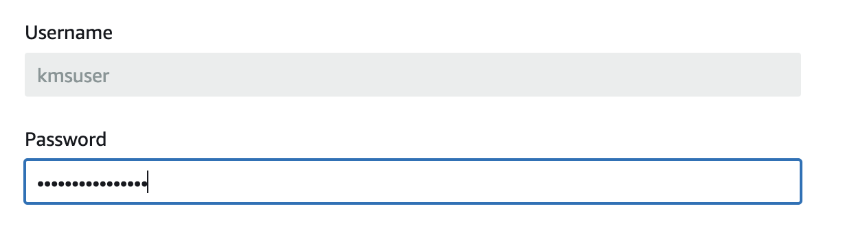 Set key store password