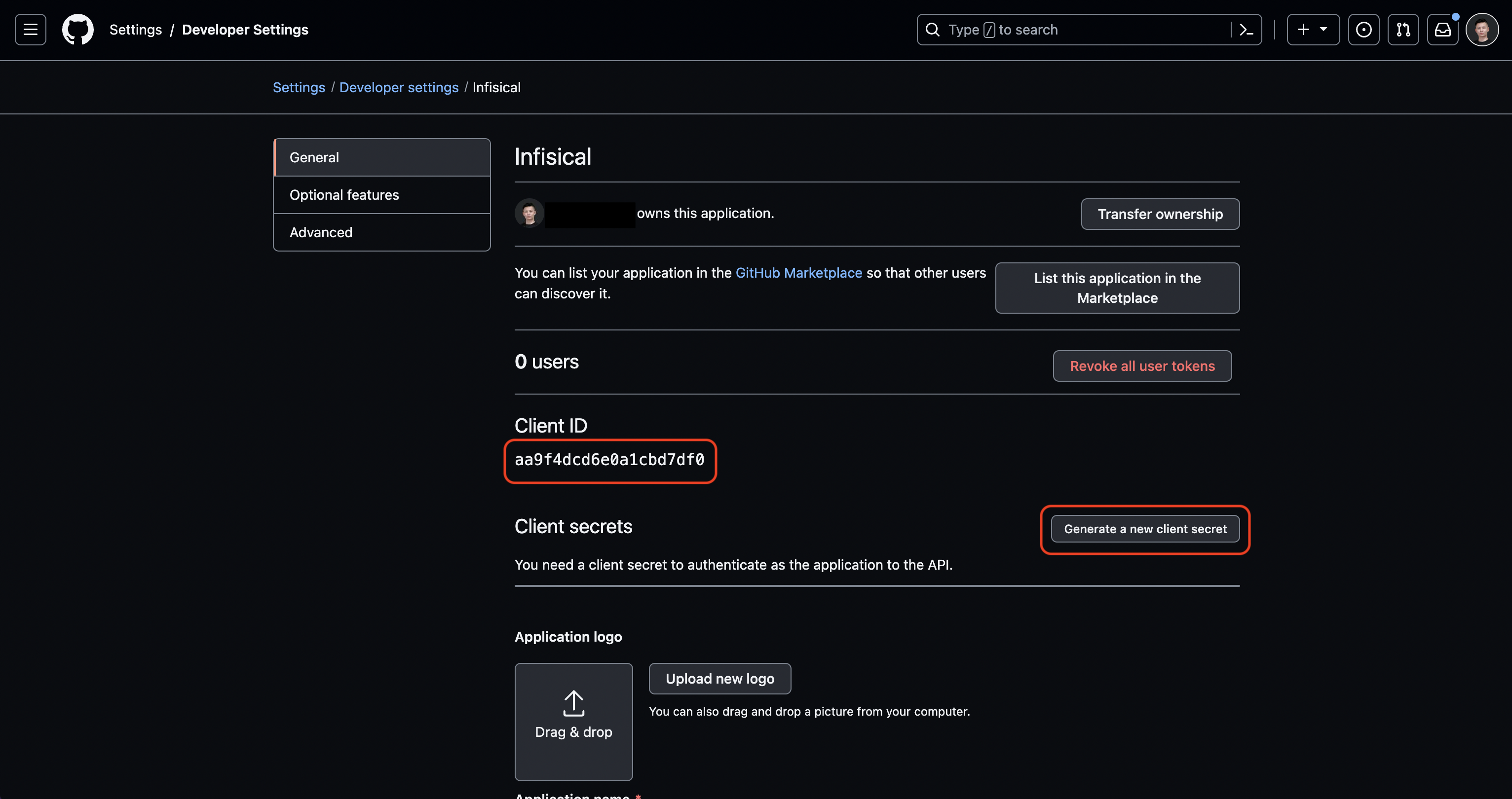 integrations github config