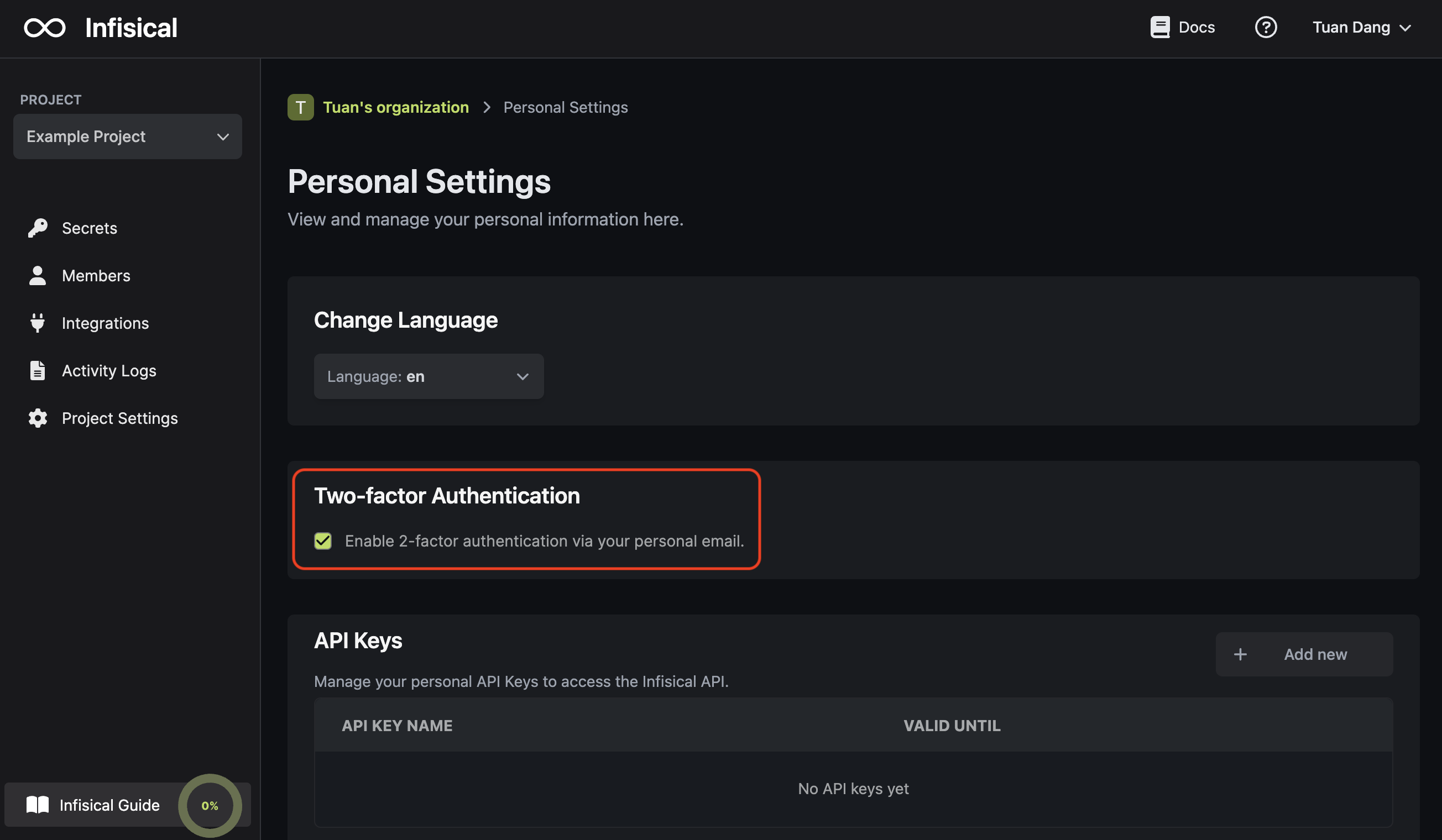 Email-based MFA