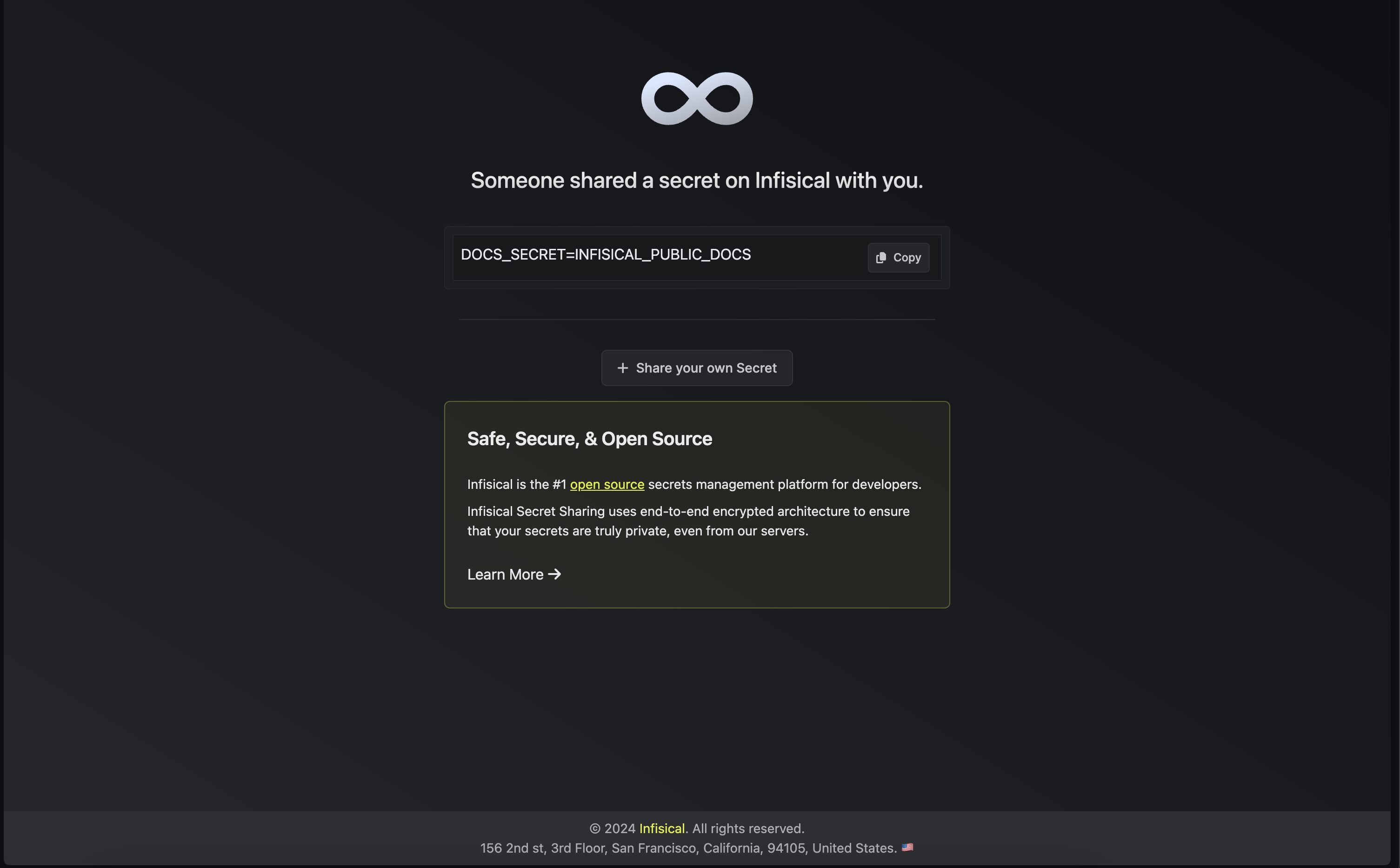 Access Shared Secret