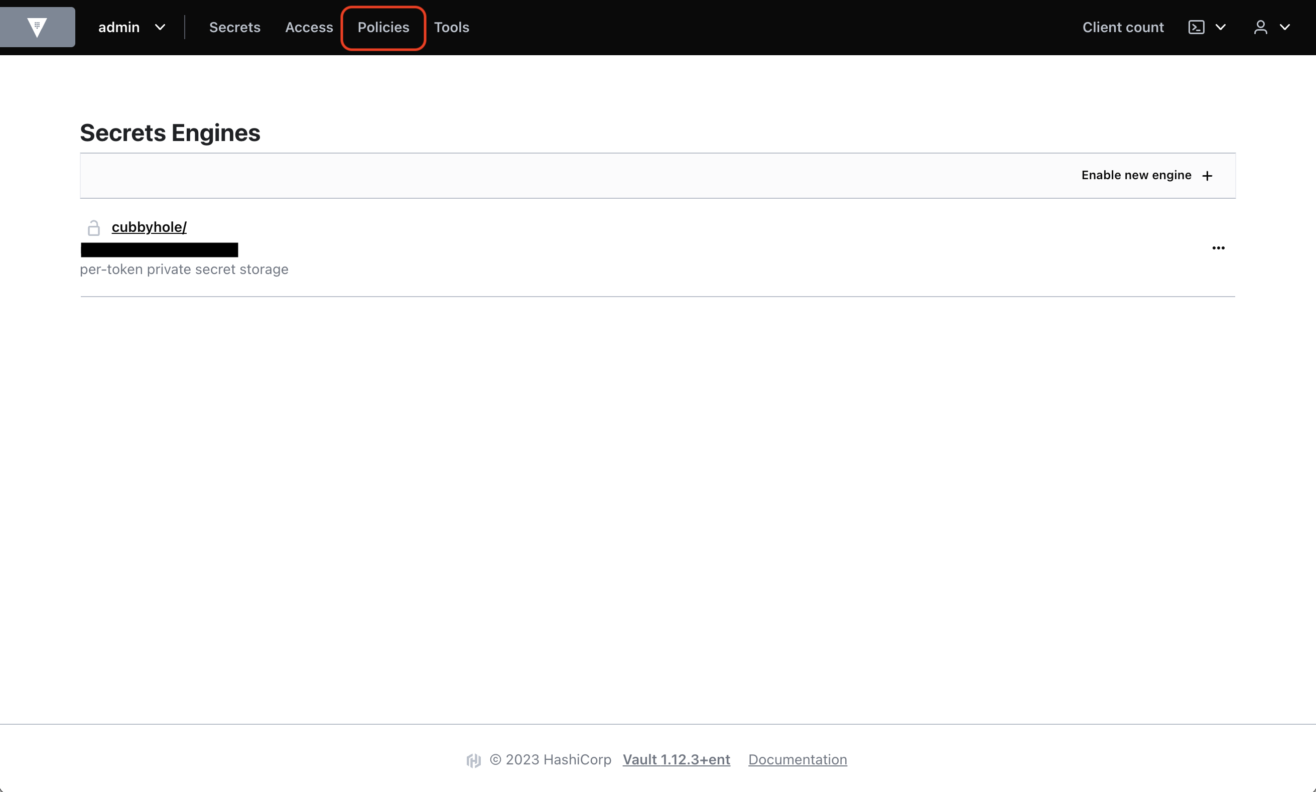 integrations hashicorp vault policy