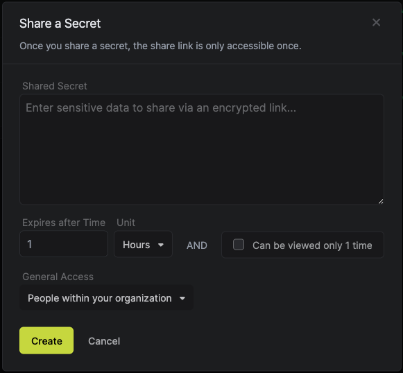 Add View-Bound Sharing Secret