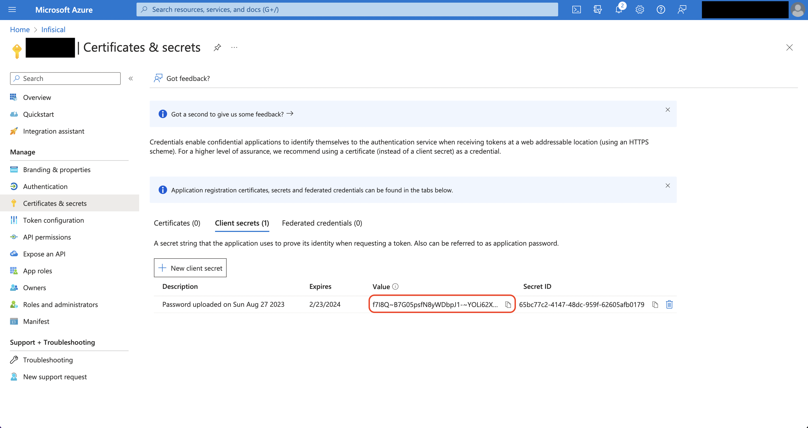 Azure app config