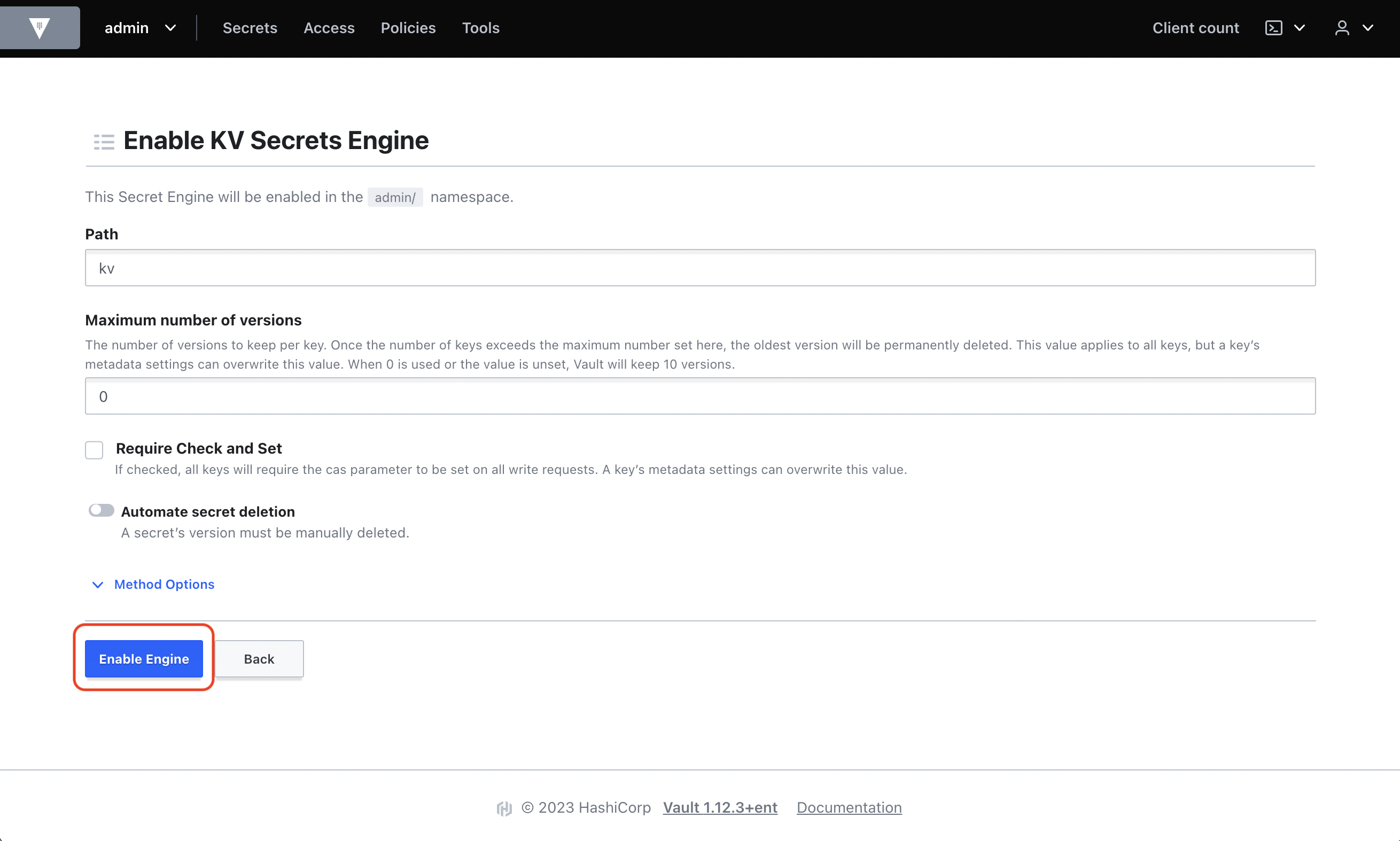 integrations hashicorp vault secrets engine