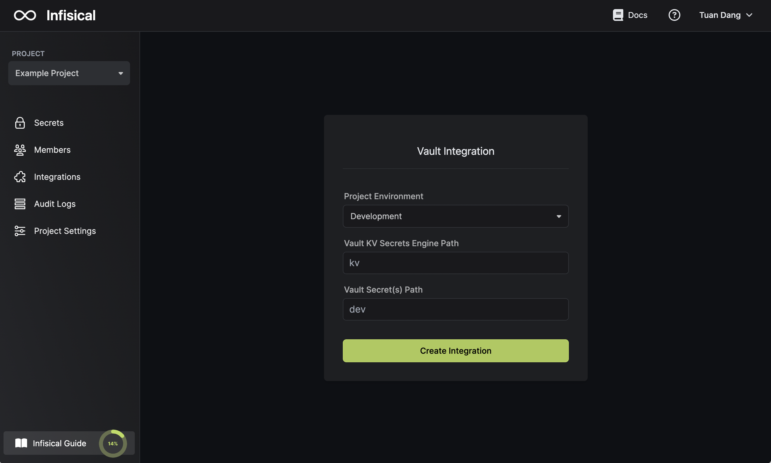 integrations hashicorp vault